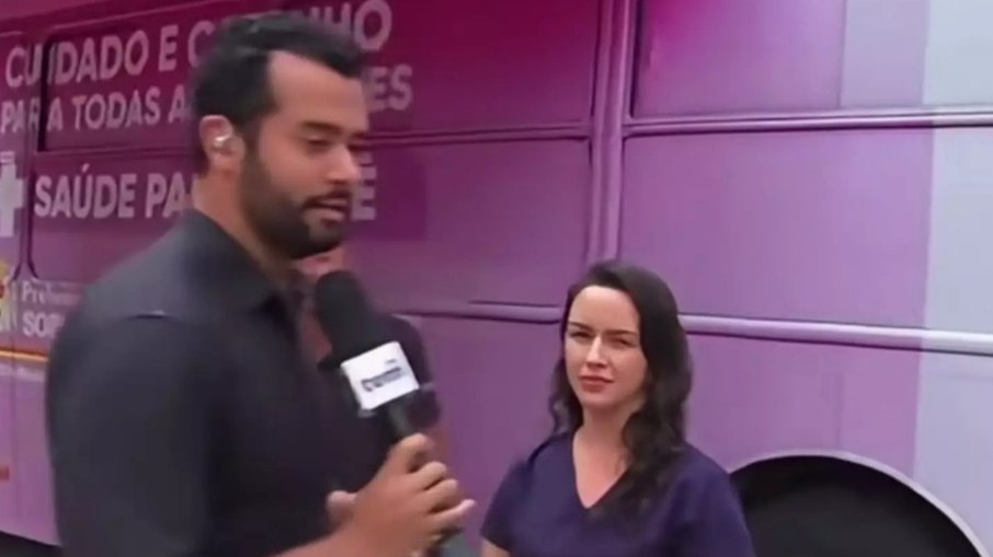 Homem invade transmissão da TV Globo 