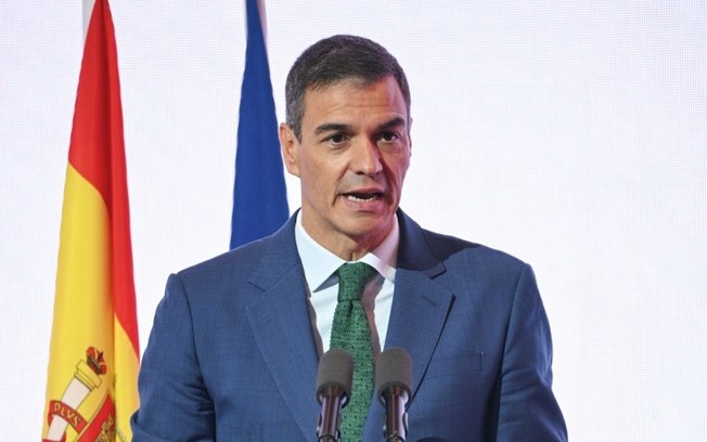 O presidente do governo espanhol, Pedro Sánchez, em 10 de setembro de 2024 em Xangai