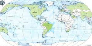IBGE disponibiliza a partir de hoje mapas-múndi recentes