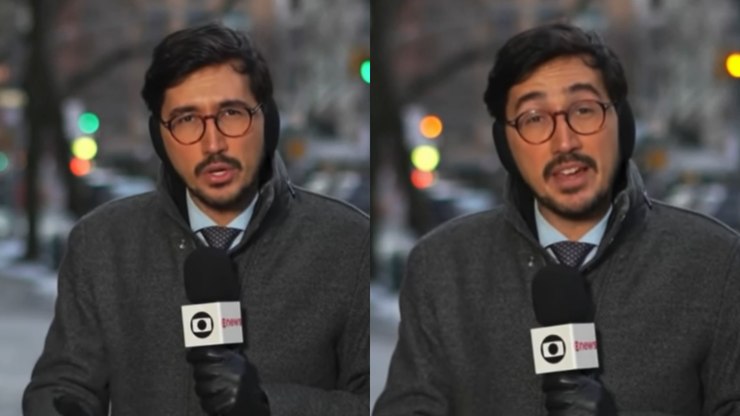 Erro de edição expõe repórter do Fantástico ao vivo