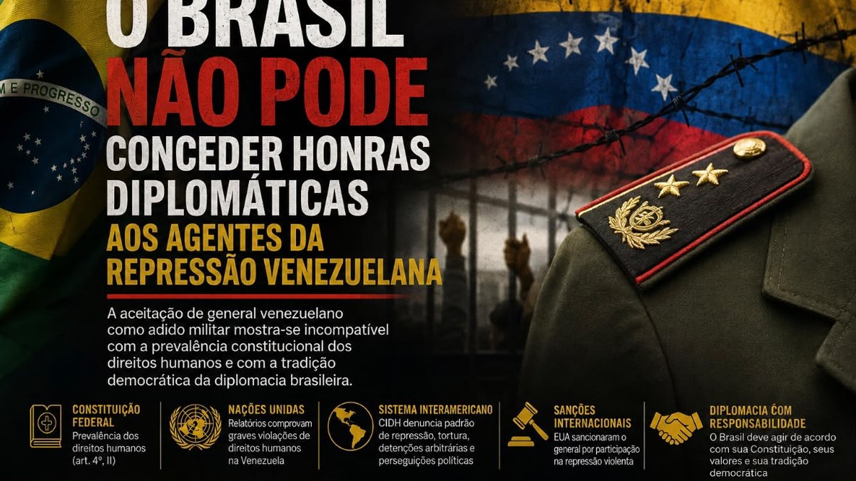 O Brasil Não É Destino de Agentes da Repressão Venezuelana - QTU Questões do Universo