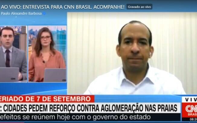 Prefeito de santos ameaça fechar praias em entrevista a CNN Prefeito de santos ameaça fechar praias em entrevista a CNN