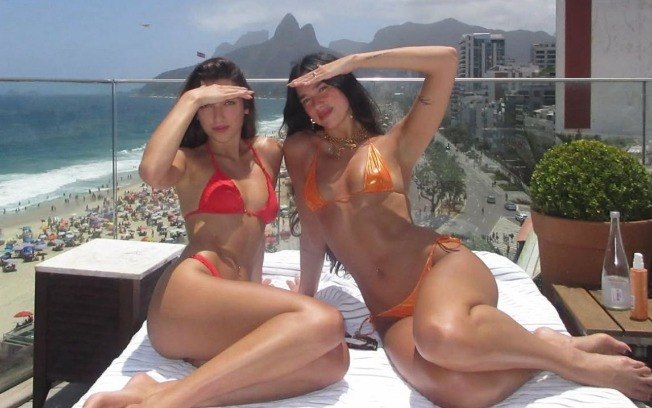 Dua Lipa e sua irmã, Rina 