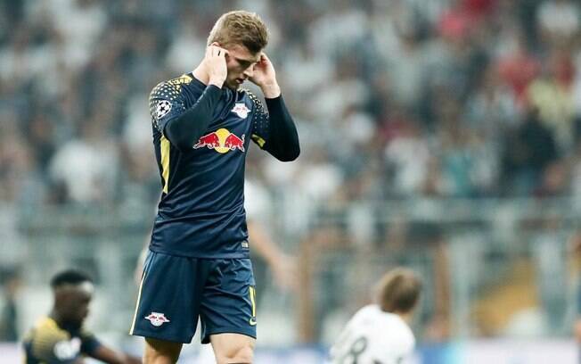 Timo Werner é atacante do RB Leipzig, equipe alemã, e não suportou a pressão dos torcedores do Besiktas