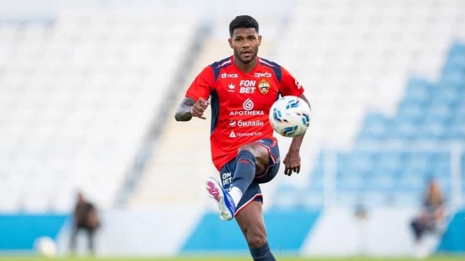 Matheus Reis pelo CSKA da Rússia Matheus Reis pelo CSKA da Rússia