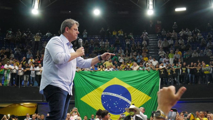 O candidato ao Governo de São Paulo segue liderando as pesquisas 