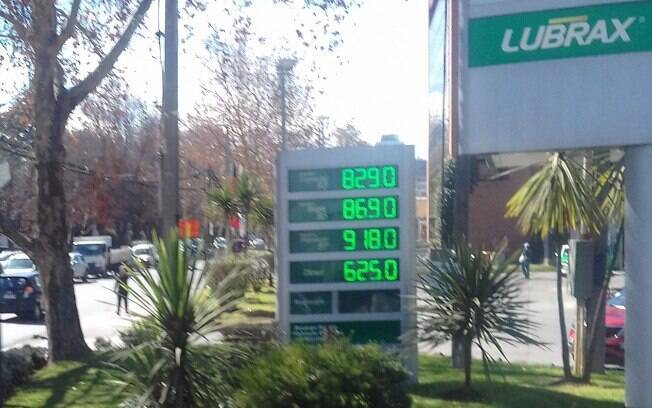 Posto da Petrobras, em Santiago. vende gasolina com apenas 5% de etanol e 93 octanas por R$ 4,67 o litro
