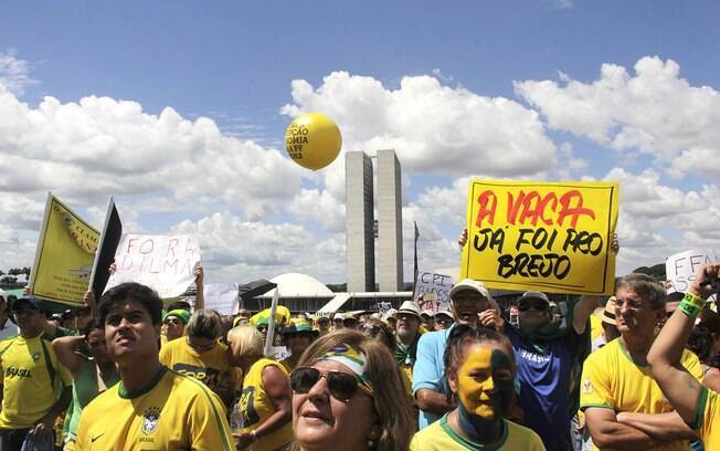  Movimento Brasil Livre faz manifestação na Esplanada dos Ministérios em Brasília. Foto: ALAN SAMPAIO/iG BRASILIA