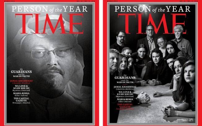 Revista Time escolheu o jornalista saudita e outros profissionais da imprensa como as personalidades do ano de 2018
