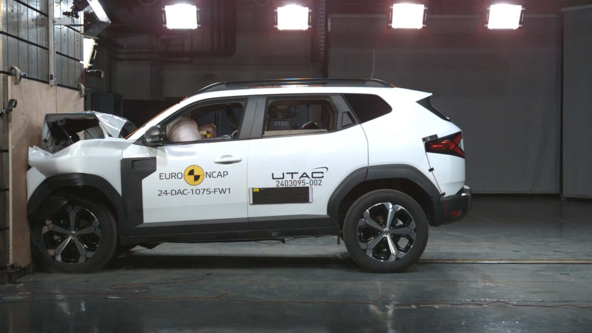 Dacia Duster no teste de colisão do Euro NCAP