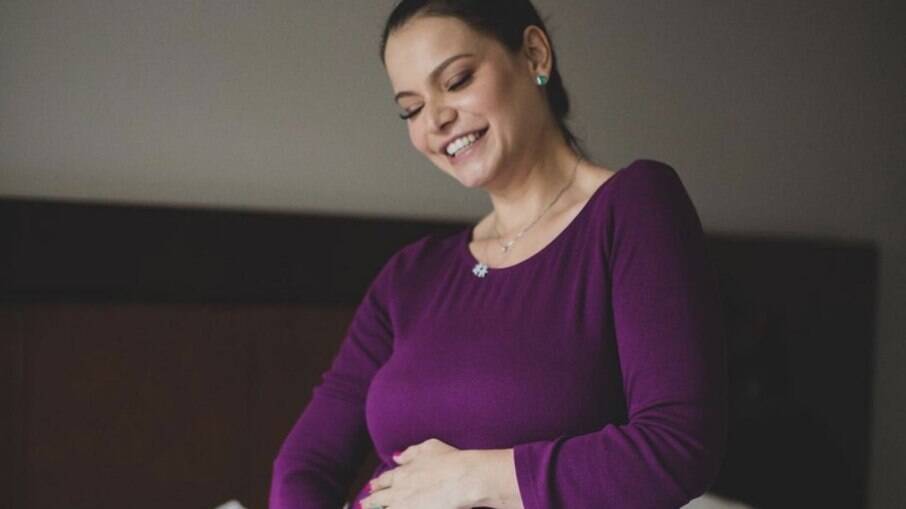 Milena Toscano está grávida do segundo filho