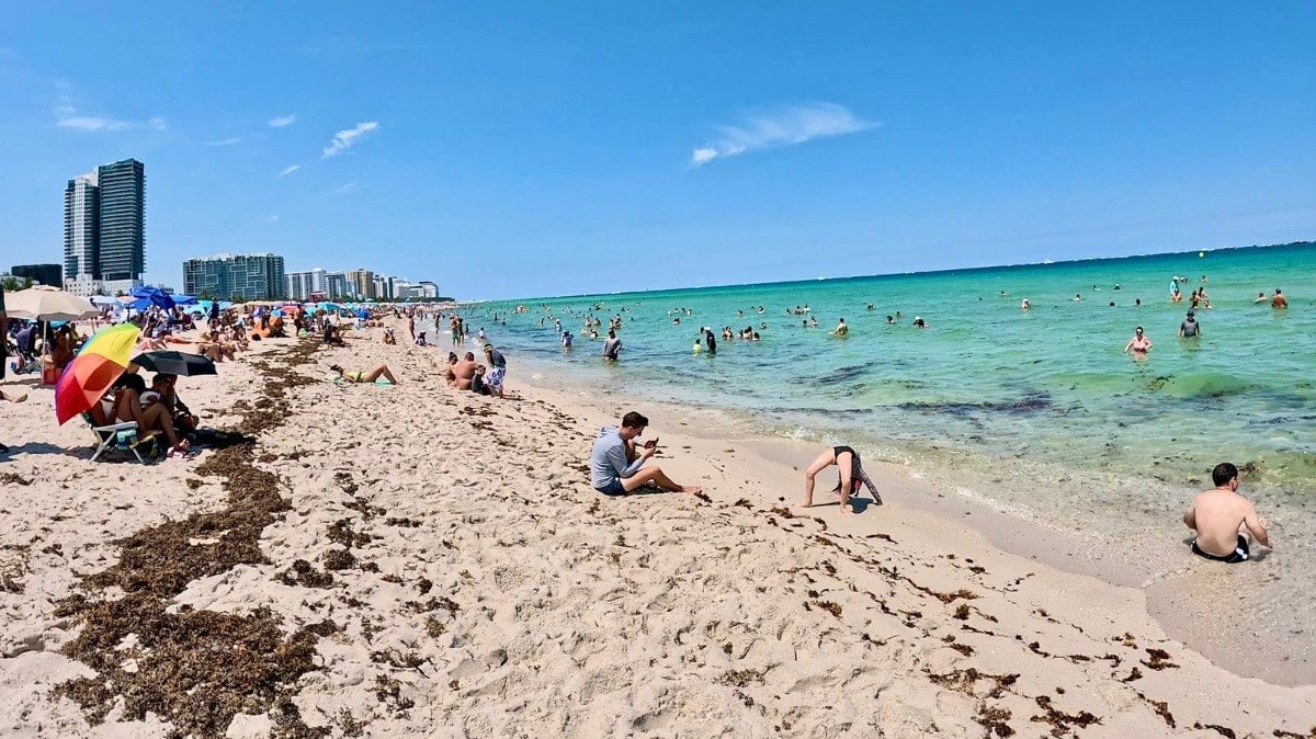 South Beach, em Miami, um dos principais locais praianos da cidade