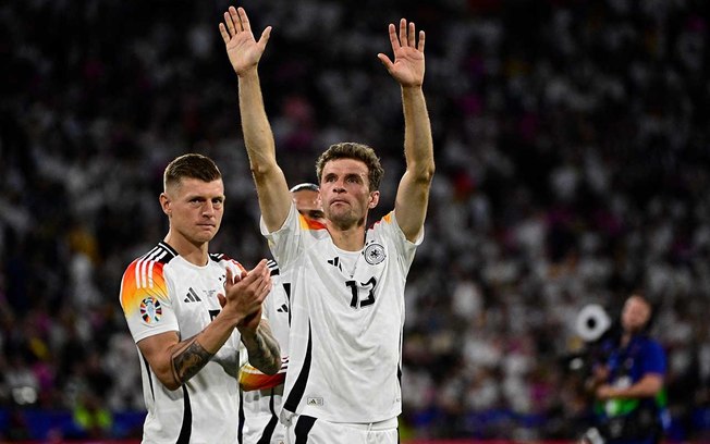 Thomas Müller em seus últimos momentos pela seleção da Alemanha Thomas Müller em seus últimos momentos pela seleção da Alemanha