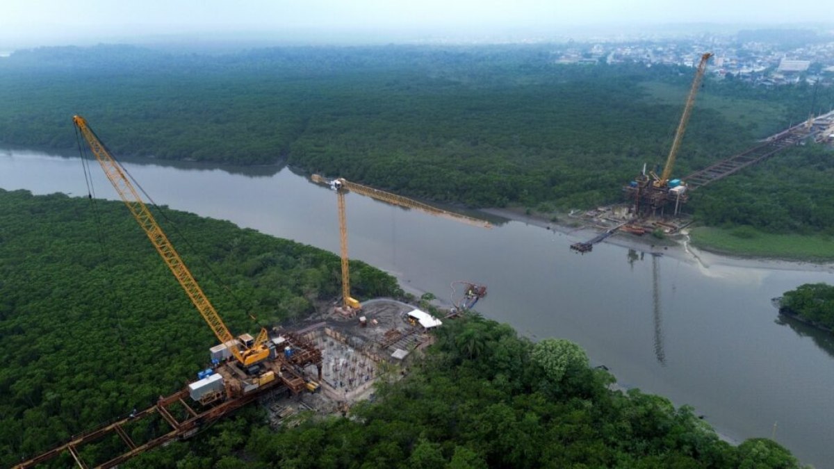 Obra está 57% concluída e previsão de entrega é para outubro de 2027 Obra está 57% concluída e previsão de entrega é para outubro de 2027