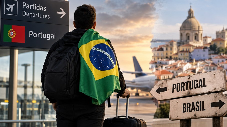 Pedidos de brasileiros por ajuda para deixar Portugal crescem 52% Pedidos de brasileiros por ajuda para deixar Portugal crescem 52%