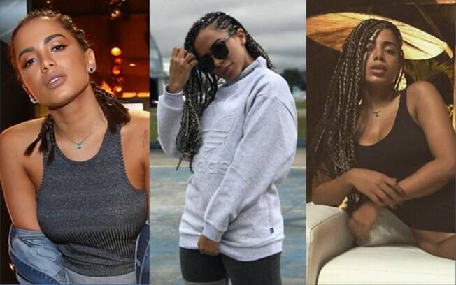 Anitta já usou tranças africanas mais de uma vez; Duas delas, só em 2017