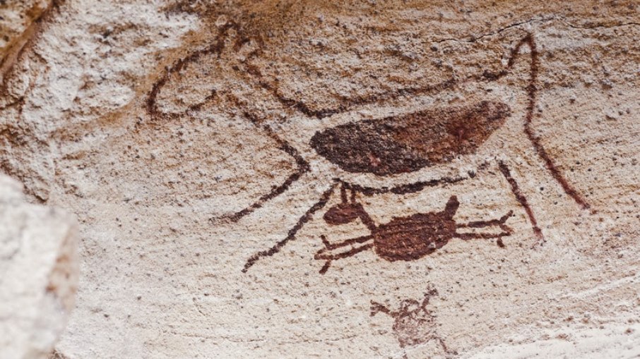 Pintura rupestre da Serra da Capivara (PI)