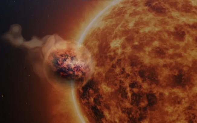 James Webb revela nuvens de areia em exoplaneta do tamanho de Júpiter