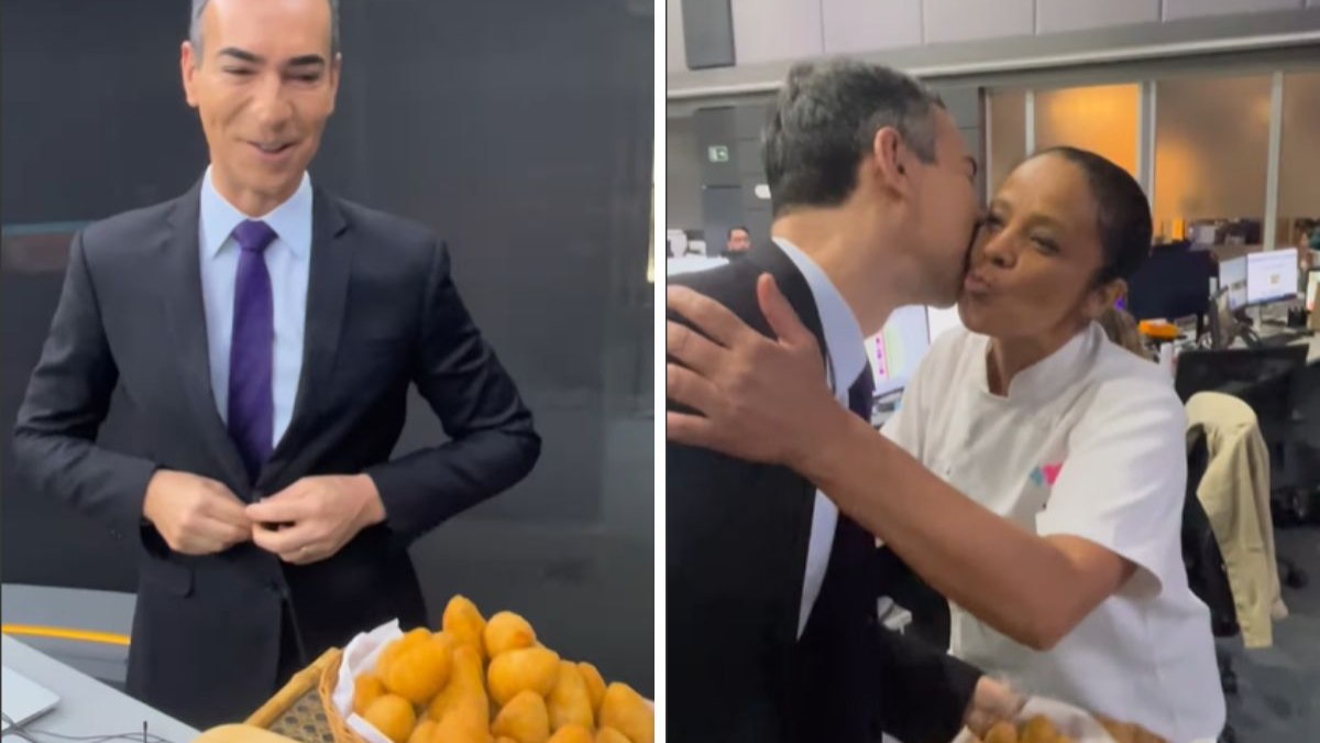 Tralli se emociona com despedida do JH e ganha presentes