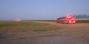 VÍDEO: caça F-35 cai e piloto escapa por um triz