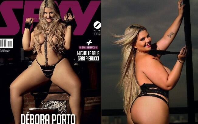 Débora Porto é capa da Revista Sexy