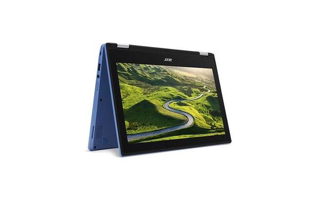 O notebook da Acer rotaciona a tela touchscreen