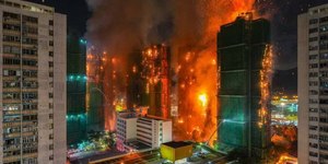 Hong Kong: empreiteira de incêndio tinha histórico de multas