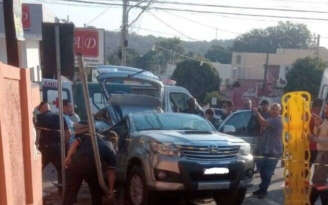 Colisão entre veículos deixa sete feridos em Jaguariúna