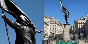 Escândalo: artista instala obra proibida em cidade
