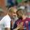 Pep Guardiola e Daniel Alves no Barcelona. Foto: Facebook/Reprodução