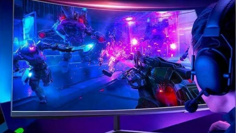 Monitor gamer curvo tem oferta antecipada de Black Friday no Mercado Livre Monitor gamer curvo tem oferta antecipada de Black Friday no Mercado Livre