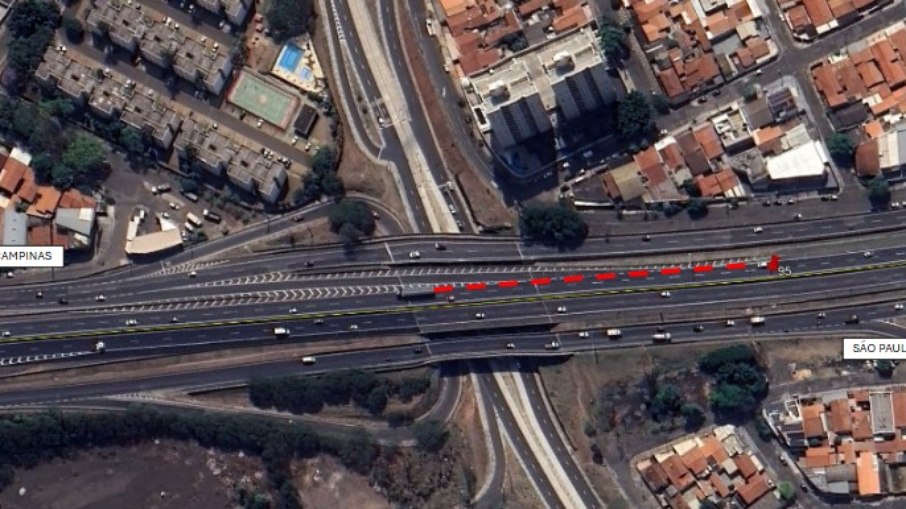 Alça de acesso da pista expressa para a marginal da Rodovia Anhanguera terá interdição total