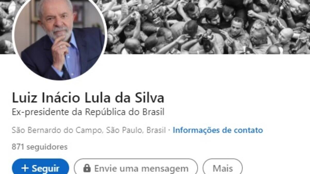 Lula cria perfil no Linkedin e cita trajetória como torneiro mecânico e  político | Política | iG