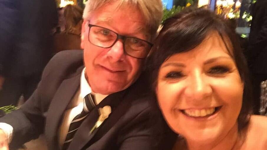 Sônia Oliveira e seu marido Sônia Oliveira e seu marido