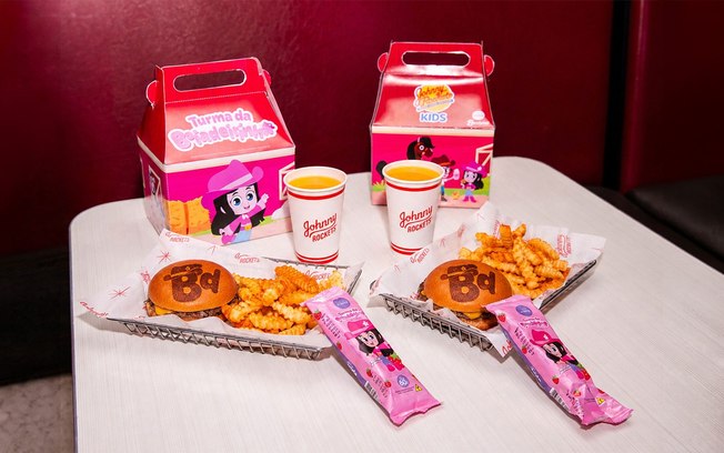 Mês das Crianças: Johnny Rockets lança combo kids com a Turma da Boiadeirinha, da cantora Ana Castela