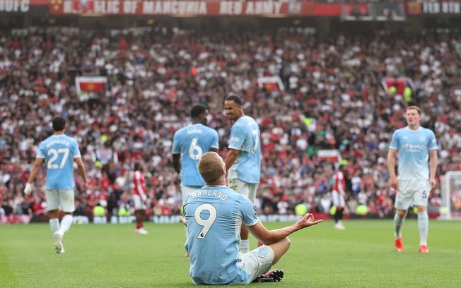 Com gol de Haaland, City supera United em pleno Old Trafford Com gol de Haaland, City supera United em pleno Old Trafford