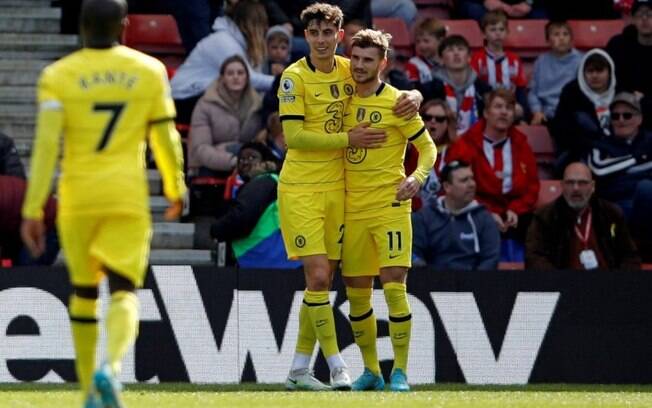 Sem tomar conhecimento, Chelsea goleia o Southampton por 6 a 0 no Campeonato Inglês Sem tomar conhecimento, Chelsea goleia o Southampton por 6 a 0 no Campeonato Inglês