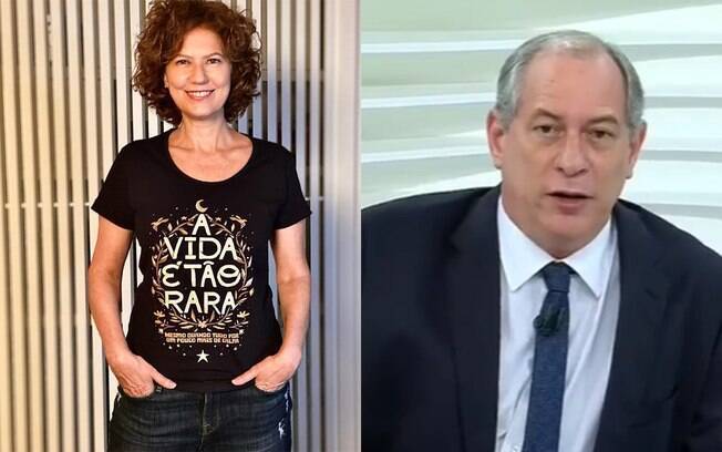 Patricia Pillar parabeniza o ex Ciro Gomes Brasil precisa da sua