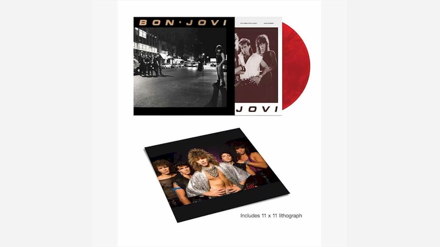 Bon Jovi relança álbum de estreia em vinil de cor rubi no Brasil