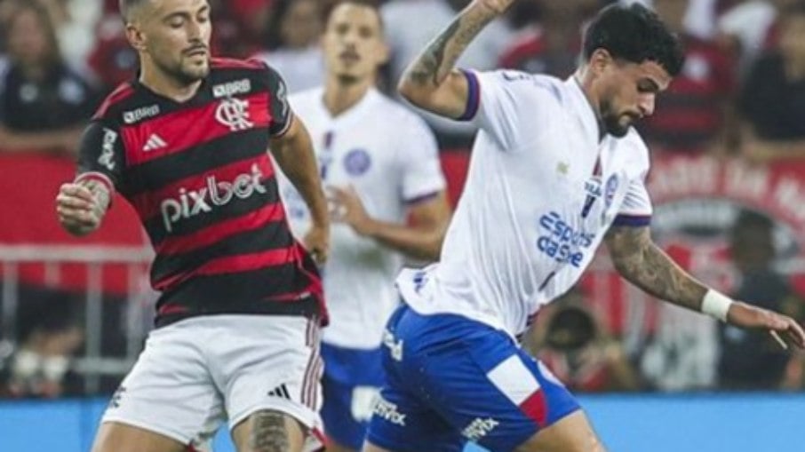 Arrascaeta marcou para o Flamengo diante do Bahia