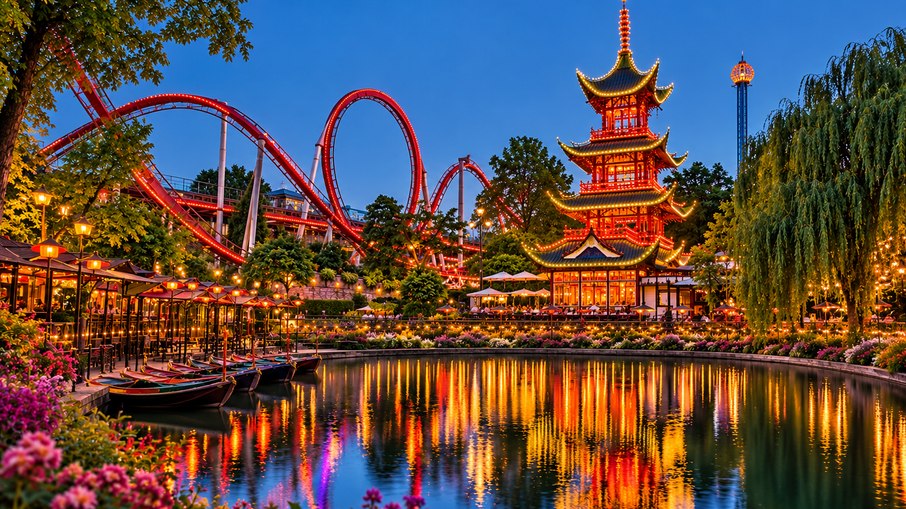 Conheça o Tivoli, um dos parques de diversões mais antigos do mundo