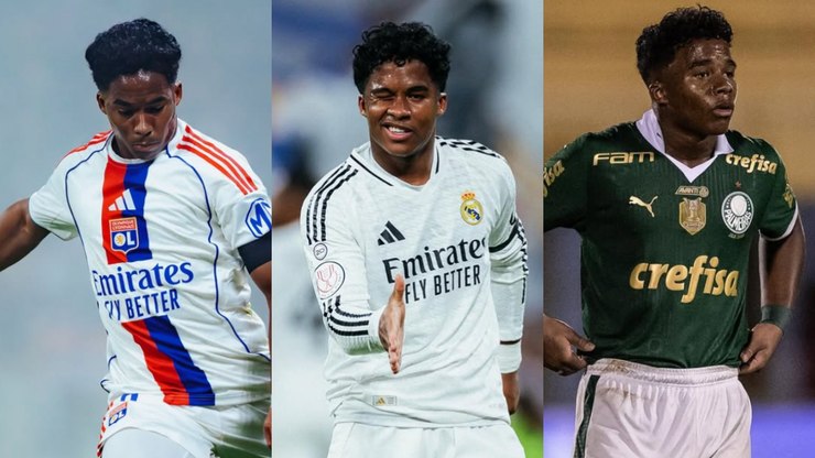 No Lyon, Endrick pode superar desempenho por Real e Palmeiras