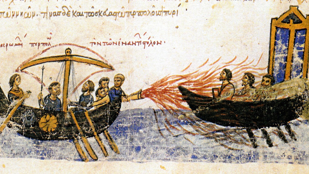 Fogo Grego - A arma secreta que assombrou o mundo medieval