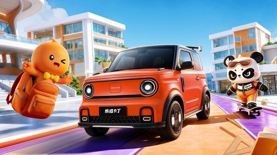 Geely Panda Mini aparece em série especial com visual lúdico e foco no uso urbano na China.