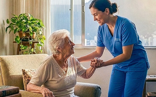 Envelhecimento populacional acelera demanda por cuidadores Envelhecimento populacional acelera demanda por cuidadores