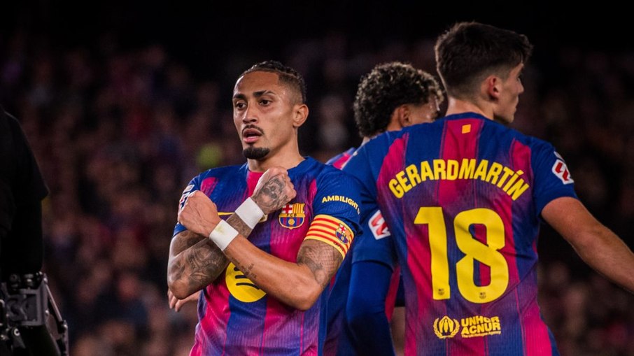Raphinha é um dos principais jogadores do Barcelona na atualidade