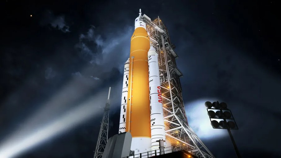 Foguete SLS será usado pela missão Artemis