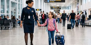 Mais de 3.500 crianças vão viajar sozinhas nas férias, saiba como
