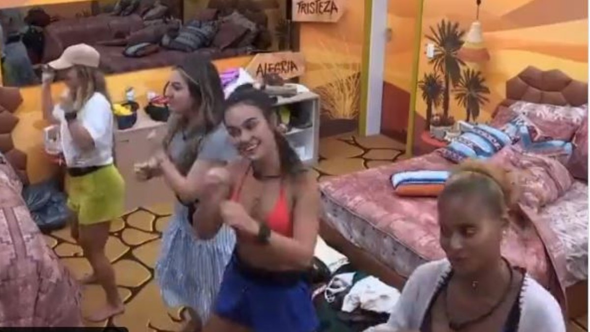 BBB 23: sisters do quarto deserto fazem dancinha em homenagem ao 'Sapatinho'