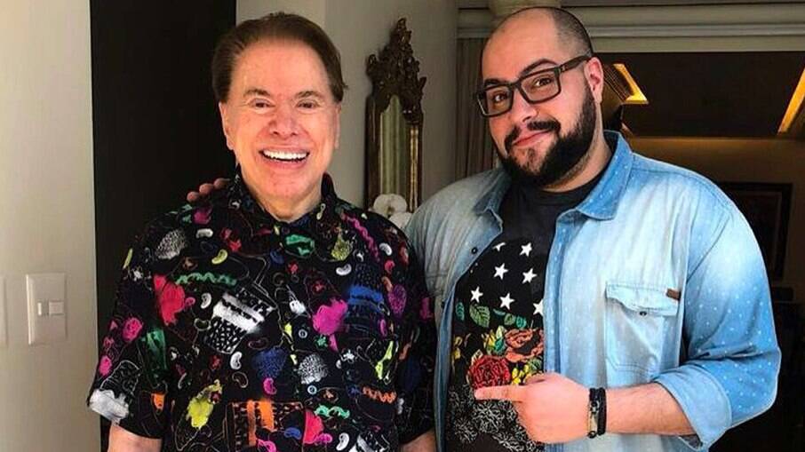 Silvio Santos e Tiago Abravanel